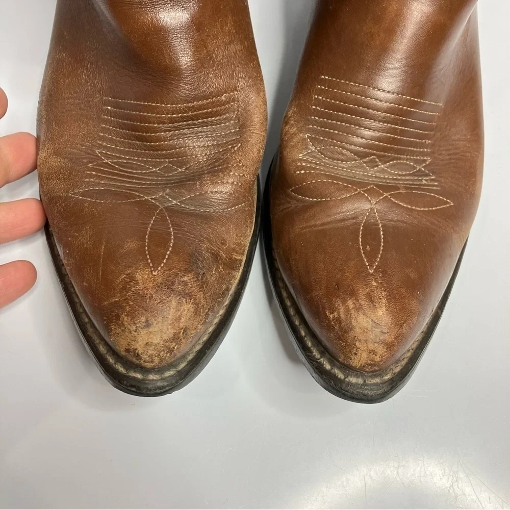 Double H leather cowboy boots‎ men’s size 9